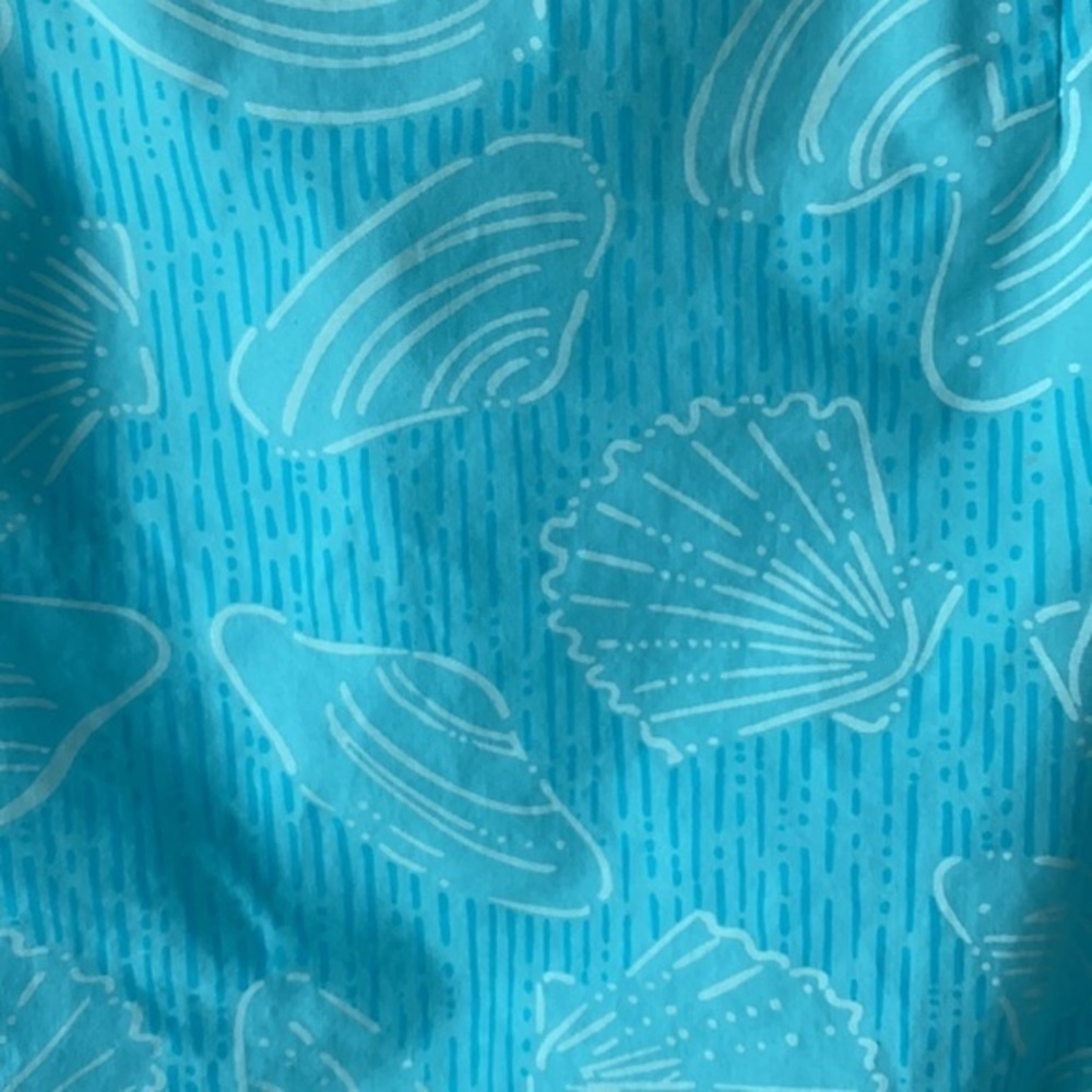 Lilly Pulitzer Blue Shell Pattern Fully Lined Ski… - image 2